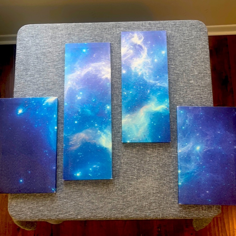 ☀️ 3 / $15 Sale ☀️ Space Prints on canvas.